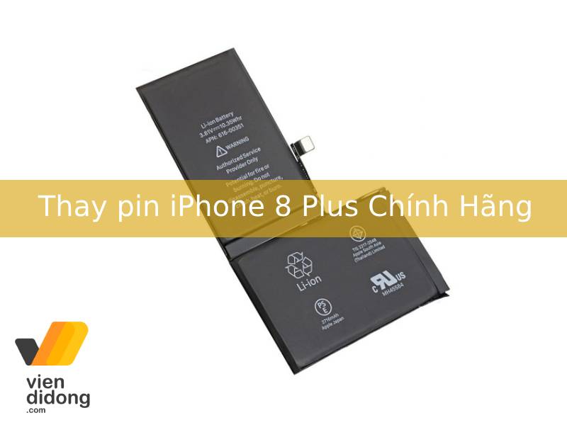 Thay pin iPhone 8 Plus tại Viện Di Động