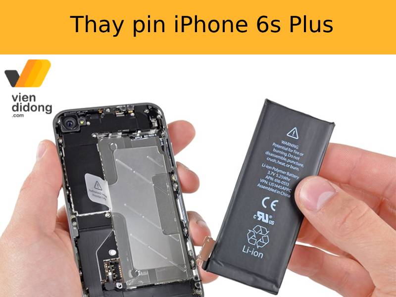 Thay pin iPhone 6S Plus tại Viện Di Động