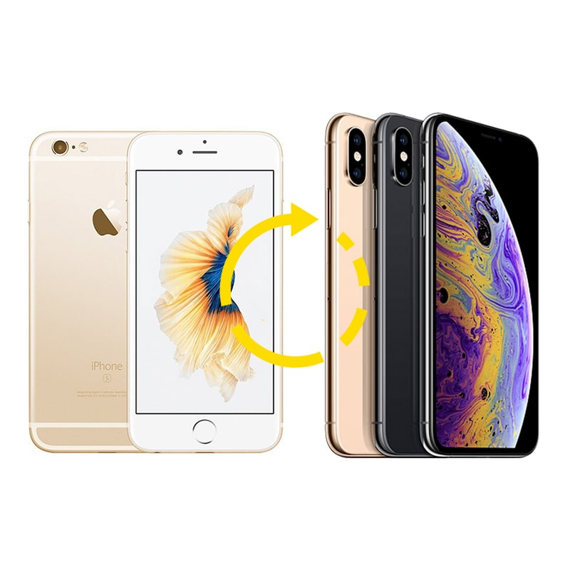 Sườn inox và nắp lưng iPhone 6 Plus, vỏ zin chưa khắc imei, bao gồm 4 nút  và khay sim theo từng màu, (Màu vàng)