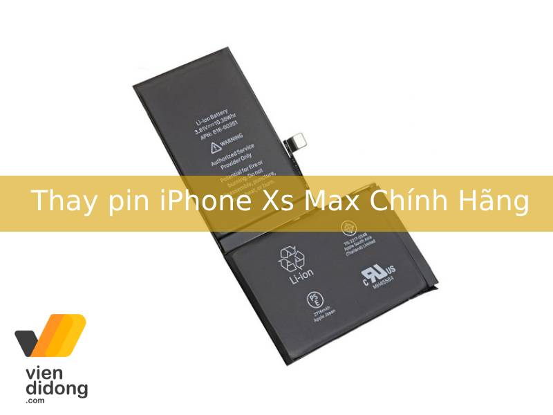 Thay pin iPhone Xs Max tại Viện Di Động