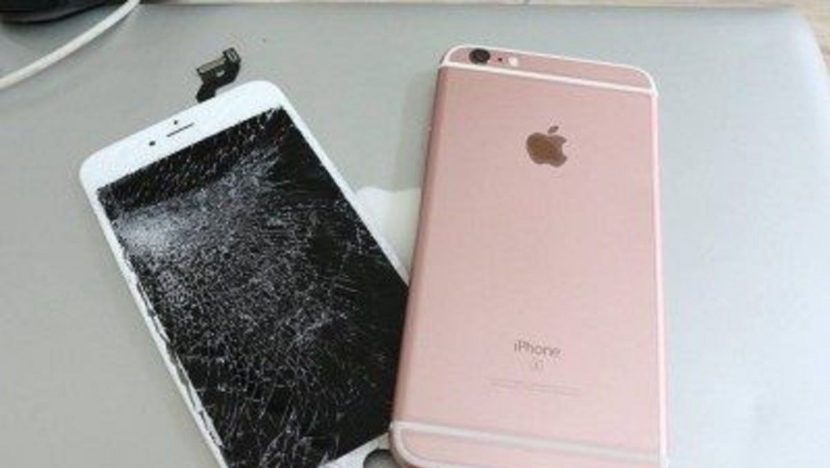 Xử lý màn hình iPhone 6S Plus bị vỡ