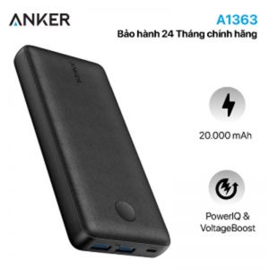 Pin sạc dự phòng Anker PowerCore Select 20000mAh A1363 Pin sạc dự phòng Anker PowerCore Select 20000mAh A1363