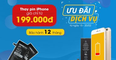 Tuần lễ vàng: Thay pin ZIN tại VIỆN DI ĐỘNG, giá chỉ từ 199K