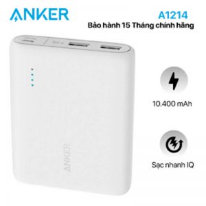 Pin sạc dự phòng Anker PowerCore 10400mAh - A1214