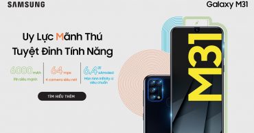 Siêu pin mãnh thú Galaxy M31 ra mắt tại Việt Nam giá chưa đến 7 triệu