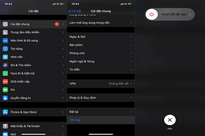 Cách đặt lại iPhone 