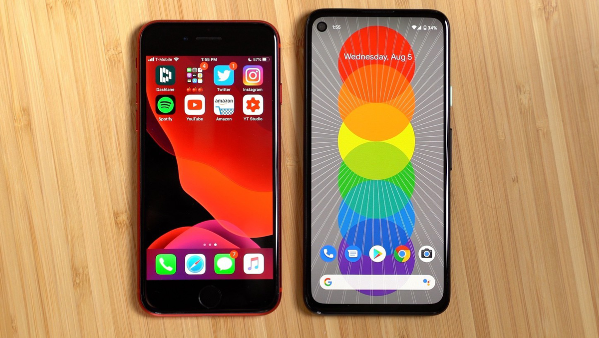 So sánh nhanh iPhone SE và Google Pixel 4a