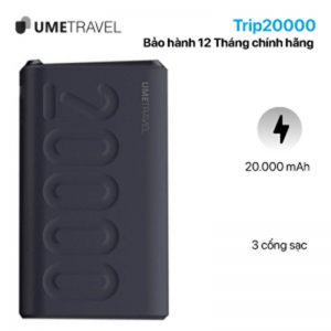 Pin sạc dự phòng sạc nhanh Polymer 20000mAh - Umetravel Trip20000