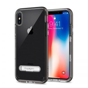 Ốp lưng iPhone X | XS Spigen Crystal Hybrid - Dark Crystal