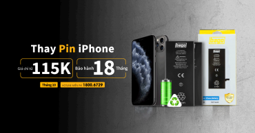 Thu pin cũ đổi pin mới Giảm ngay 50%