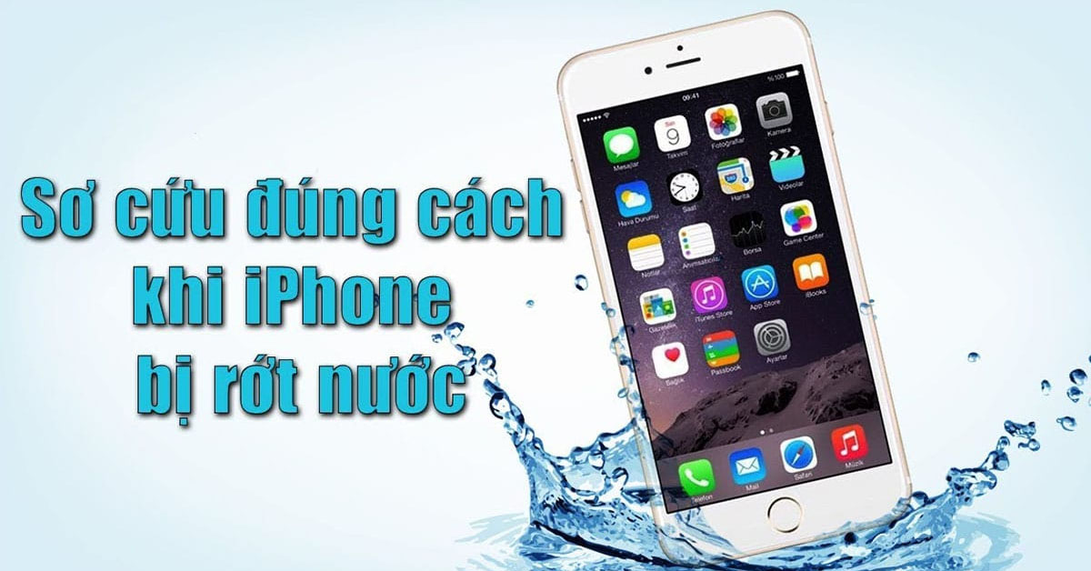 Hướng dẫn xử lý iPhone bị vào nước một cách an toàn