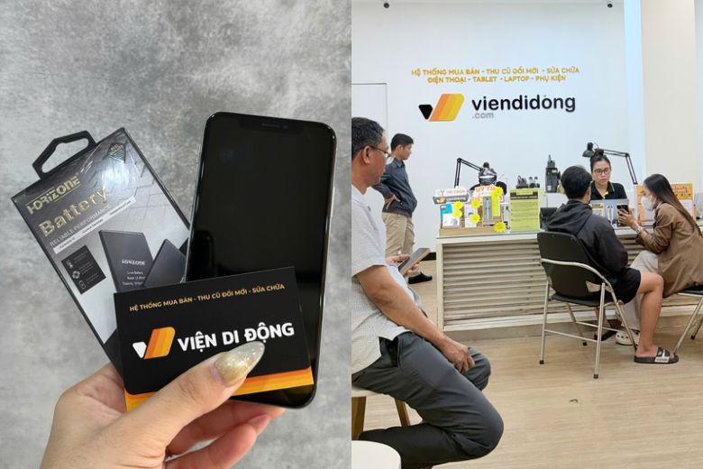 Dịch vụ thay pin iPhone XR chính hãng Apple, giá tốt tại Viện Di Động