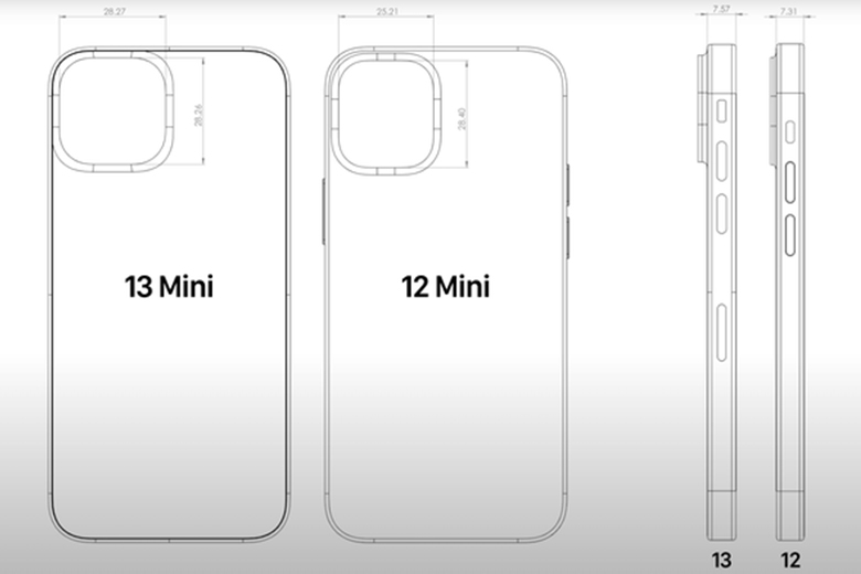 Mô-đun máy ảnh của ‌iPhone 13‌ mini, Pro và Pro Max đều sẽ là một "hình vuông hoàn hảo"