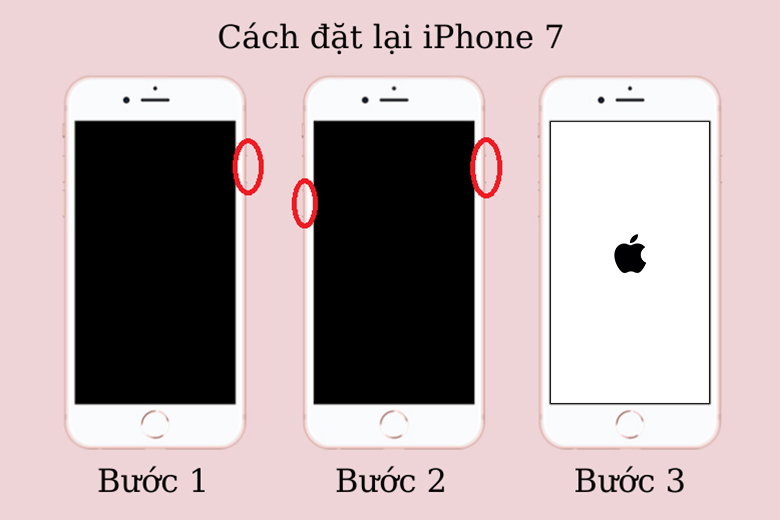 Cách đặt lại iPhone 7: