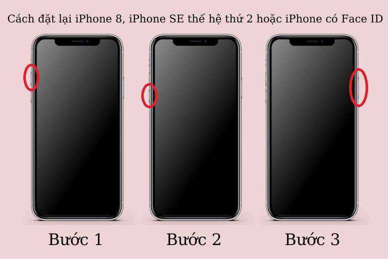 Cách đặt lại iPhone 8, iPhone SE thế hệ thứ 2 hoặc iPhone có Face ID