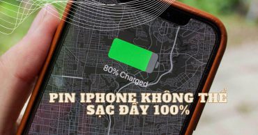 Pin iPhone không sạc được 100%