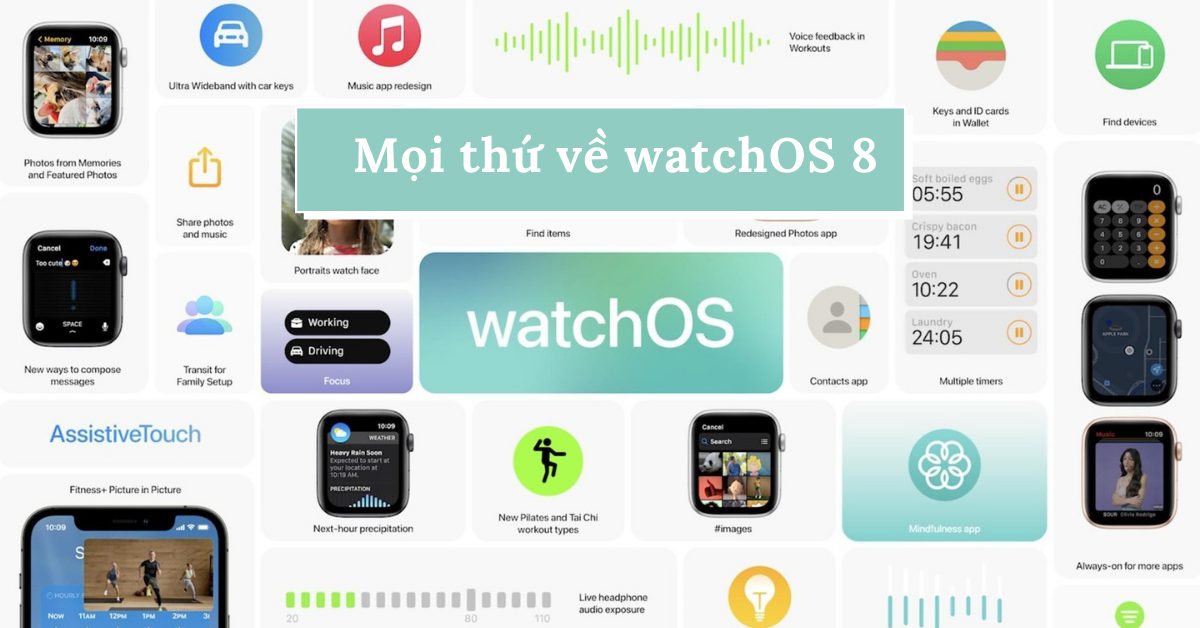 Apple WWDC 2021: Tất cả mọi thứ về watchOS 8