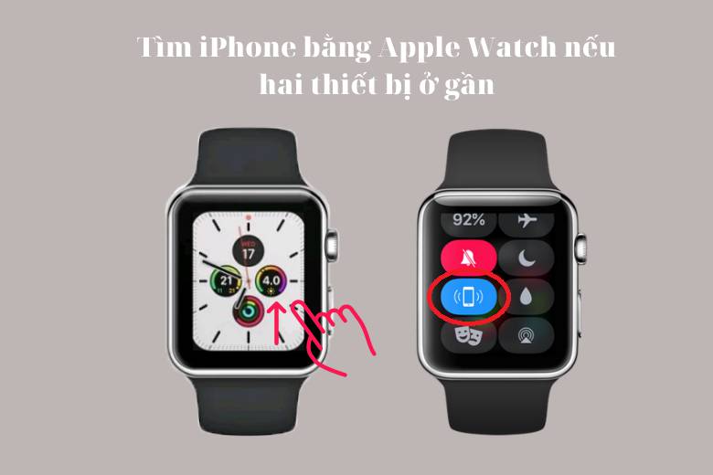 Tìm iPhone bằng Apple Watch