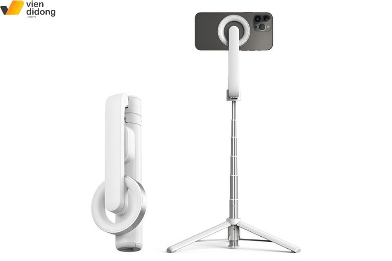 Giữ máy chắc chắn với gậy selfie giúp chụp ảnh với camera iPhone đẹp