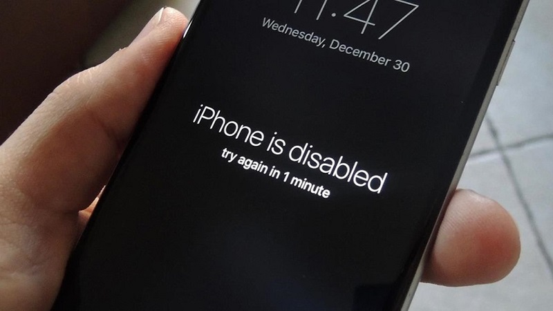 iPhone bị vô hiệu hóa và cách khắc phục
