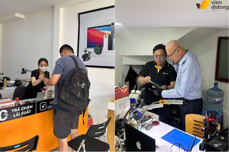 Viện Di Động cung cấp dịch vụ thay màn hình iPhone 13 uy tín