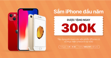 Sắm iPhone đầu năm - Viện Di Động tặng ngay 300.000đ 1200x628 7