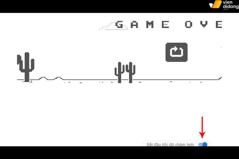 3 cách hack trò chơi khủng long Chrome một cách đơn giản 5 Bạn có thể khởi đầu trò chơi với tốc độ chạy chậm hơn
