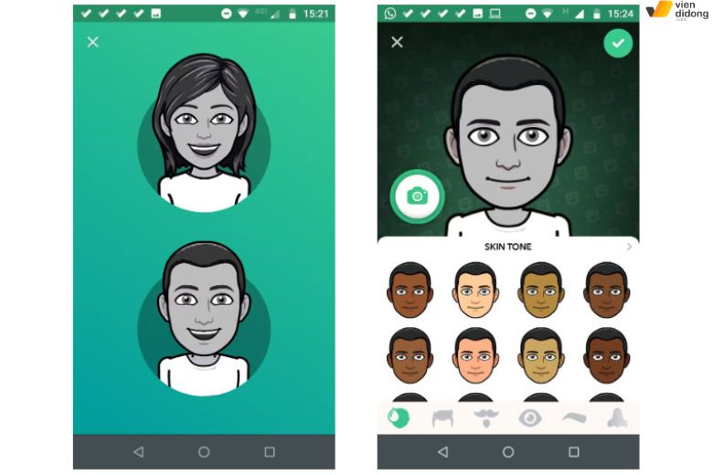Tạo biểu tượng cảm xúc bằng Bitmoji