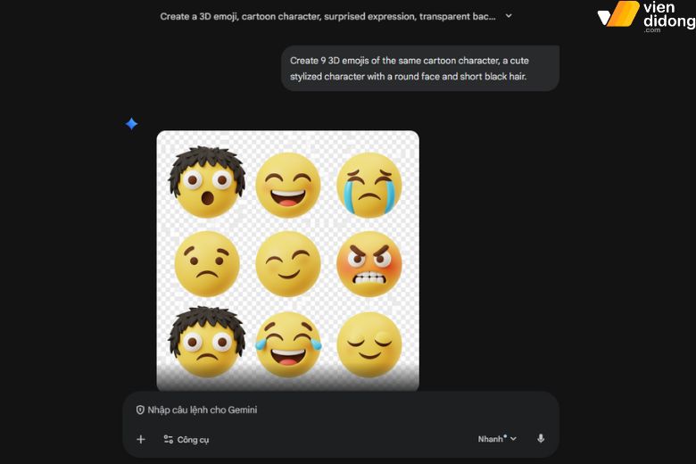 Google Gemeni hỗ trợ làm emoji cực sáng tạo