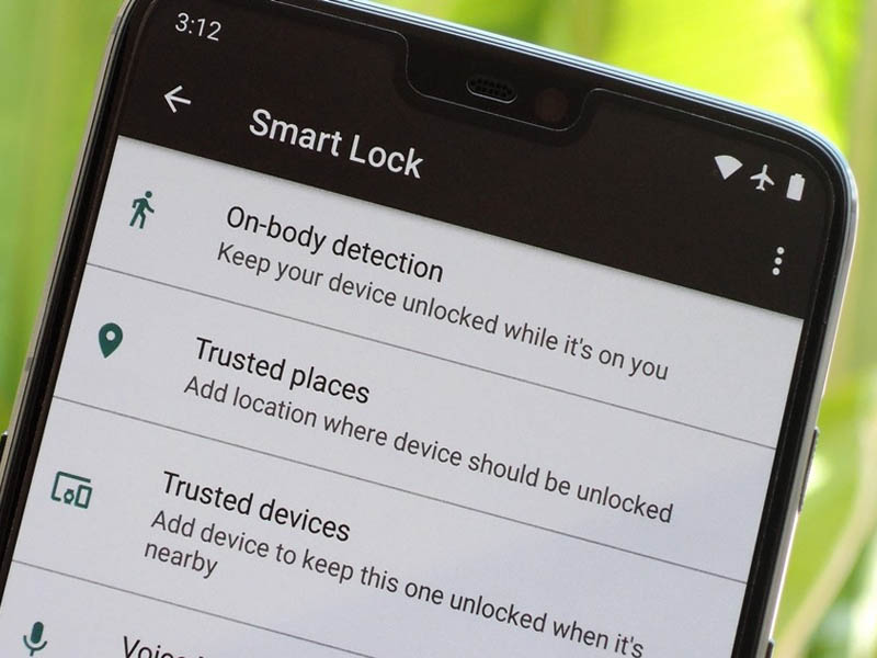 tính năng ẩn của Android smart lock