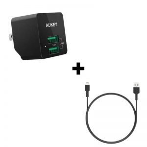 Bộ Combo cáp sạc Aukey 12w Lightning CB-BAL7