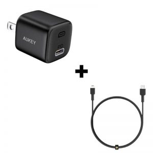 Bộ combo cáp sạc Aukey 20w Lightning CB-CL3