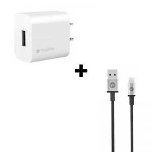 Bộ Combo sạc cáp Mophie 10W Lightning Bộ Combo sạc cáp Mophie 10W Lightning