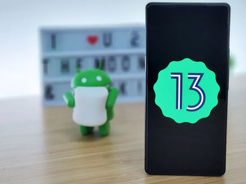 cập nhật Android 13 phiên bản