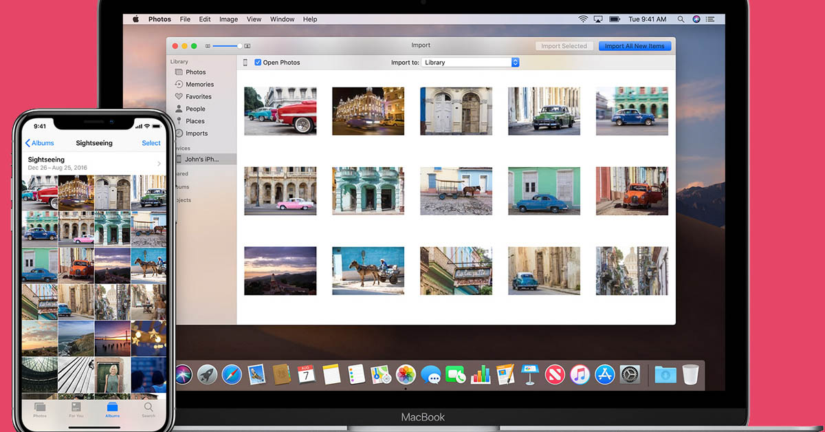 3 cách để chuyển ảnh iPhone sang máy tính MacBook của bạn