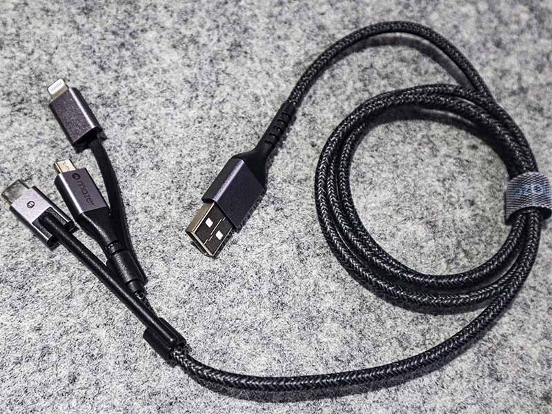 Công dụng của dây cáp sạc Mazer Power Link II 3 in 1 USB Fast Charging 1m
