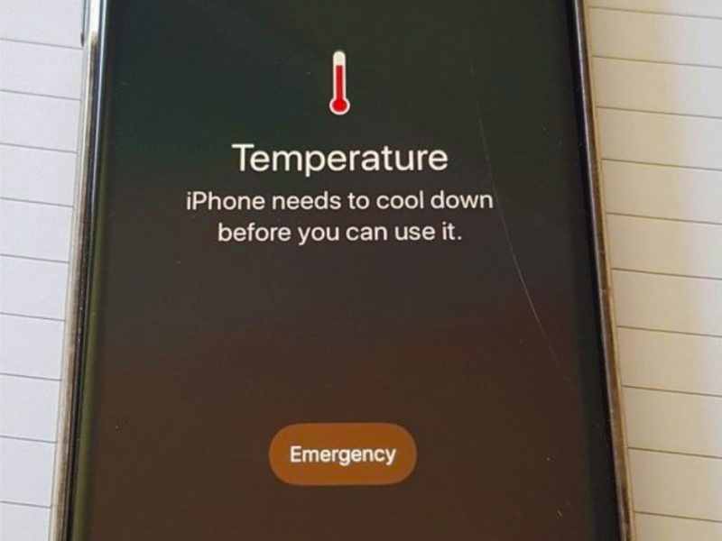 tránh làm hỏng pin iPhone nhiệt độ