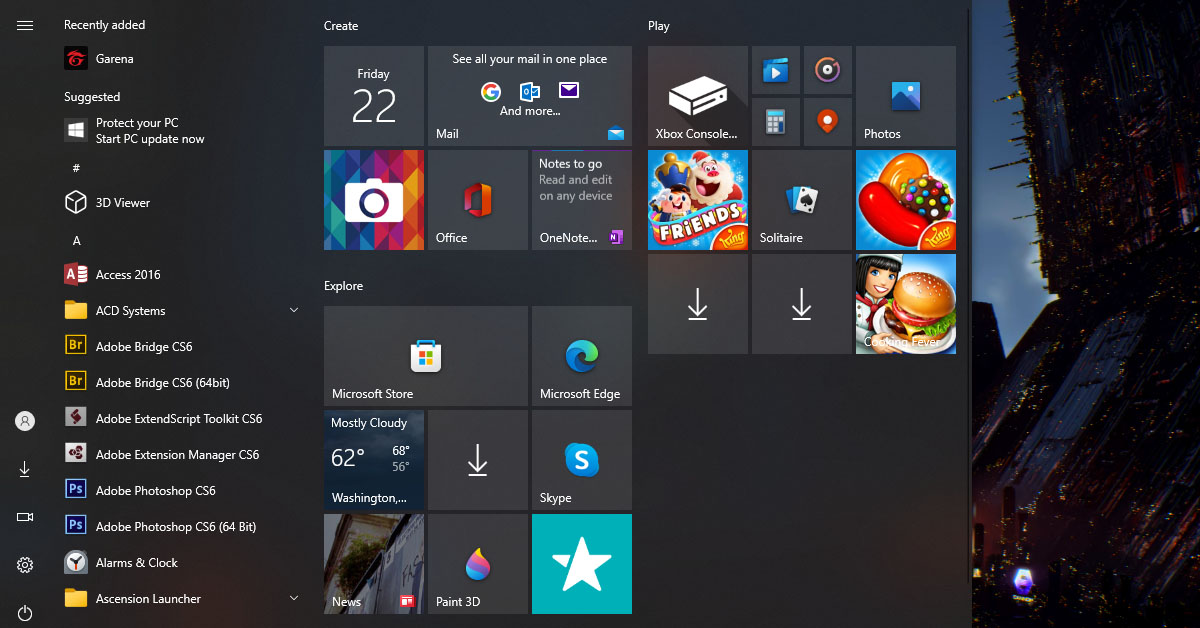 5 cách dọn dẹp Bloatware trên thanh menu Start Windows 10