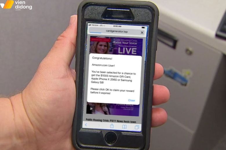 Safari hiển thị quảng cáo lạ có thể liên quan đến mã độc