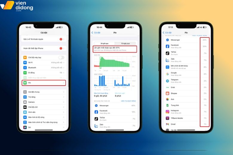 Ứng dụng chạy ngầm khiến pin iPhone tụt nhanh bất thường