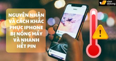 iPhone bị nóng máy hao pin
