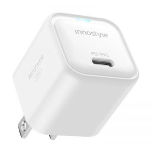 Củ sạc nhanh Innostyle Minicube GAN II 33W PD/QC3.0 & PPS IC33PDWHI Củ sạc nhanh Innostyle Minicube GAN II 33W PD/QC3.0 & PPS IC33PDWHI