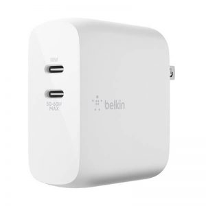Củ sạc nhanh 68W USB-C PD GaN (1 PD 50W + 1 PD 18W) Belkin