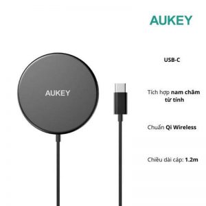 Đế sạc không dây MagSafe Aukey LC-A1 15W Qi