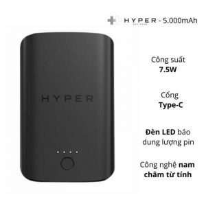 Pin sạc dự phòng Hyperjuice Magnetic Wireless 5000mAh