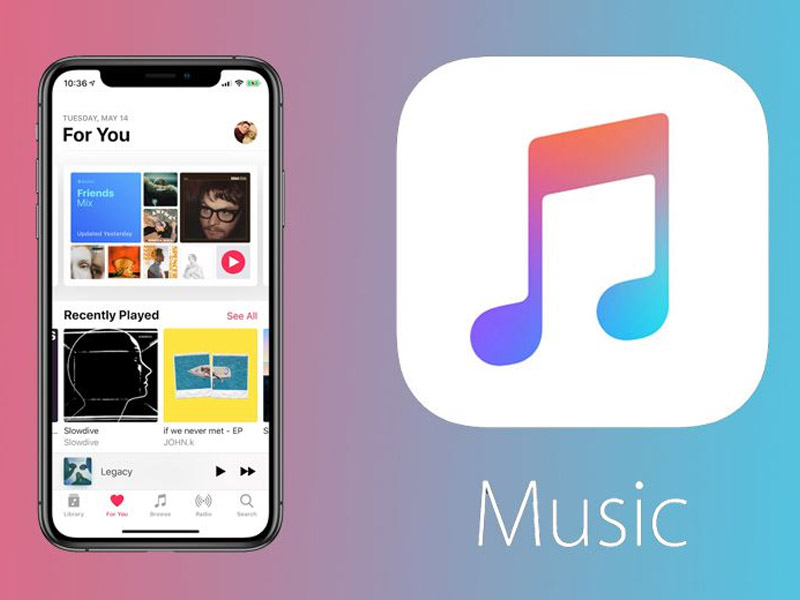 Apple Music và Spotify apple
