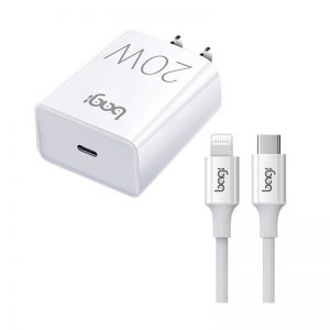 Bộ sạc nhanh Bagi PD20W Type-C to Lightning CB-PD20 Bộ sạc nhanh Bagi PD20W Type-C to Lightning CB-PD20