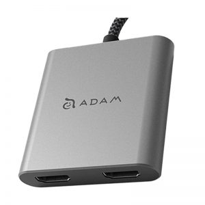 Cổng chuyển Adam Elements 2 in 1 USB-C Hub