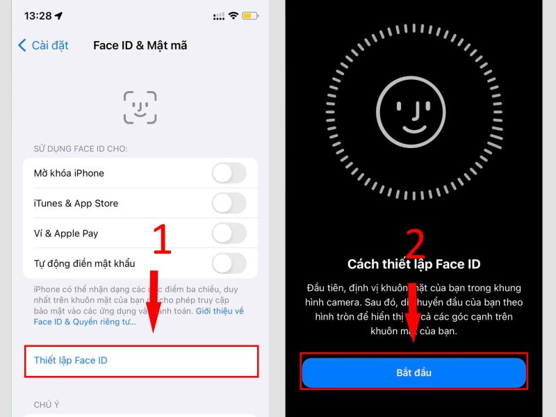 iOS 16 Face ID Viendidong