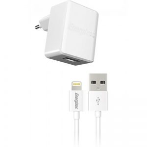 Sạc Energizer 2.4A EU kèm cáp Lightning - ACA1BEUHLI3